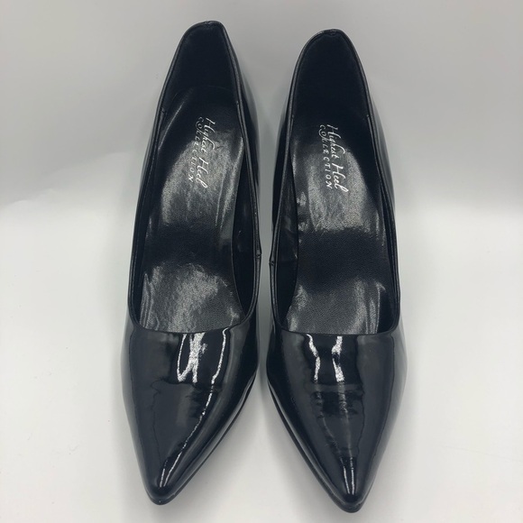 Highest Heel Collection Women's Black Patent Pump - Picture 4 of 9